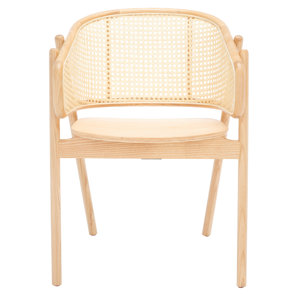 Caraline Rattan Back Dining Chair & Reviews | Joss & Main